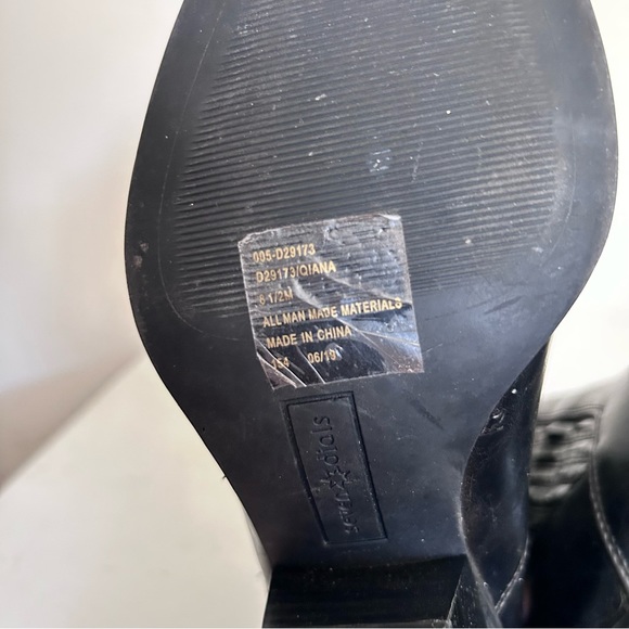 SEVEN DIALS Qiana Black Faux Leather Western Ankle Bootie 8.5 - Picture 7 of 9